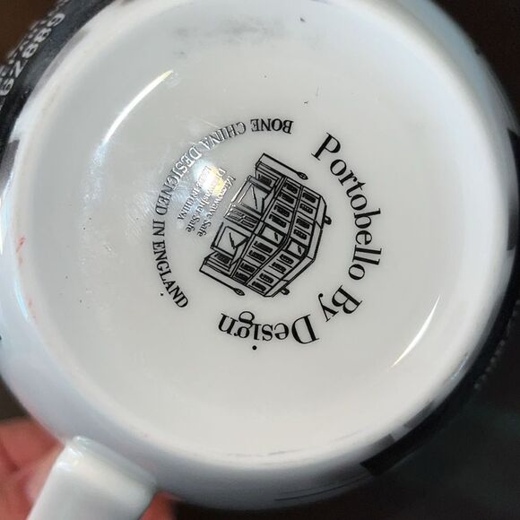 Big Black White Paw Frenchie French Bulldog Bad Dog Tea Cup Coffee Mug Shot - Picture 4 of 4